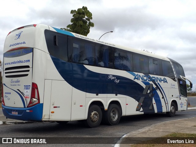 Empresa de Transportes Andorinha 7007 na cidade de Brasília, Distrito Federal, Brasil, por Everton Lira. Número da foto: #12328680.