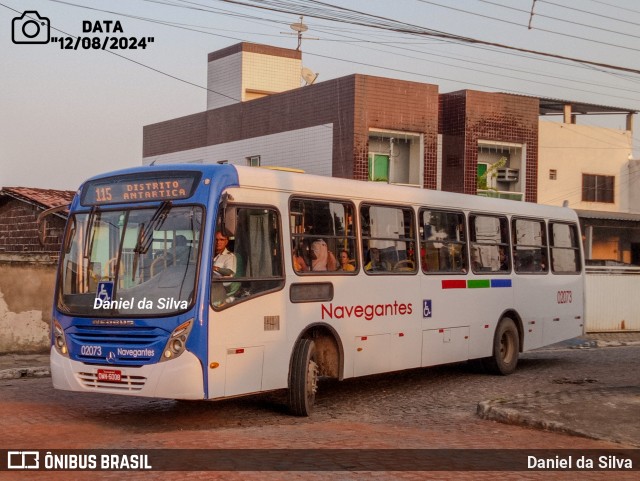 Consórcio Navegantes - 02 > Viação São Jorge > Transurb Transporte Urbano 02073 na cidade de João Pessoa, Paraíba, Brasil, por Daniel da Silva. Número da foto: #12328256.