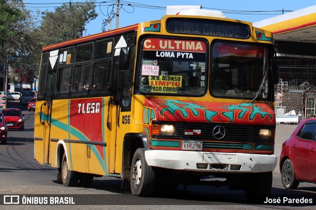 TLGSA - Transporte Loma Grande S.A. - Línea 132 > Transporte LomaGrandense S.A. 056 na cidade de San Lorenzo, Central, Paraguai, por José Paredes. Número da foto: #12328652.