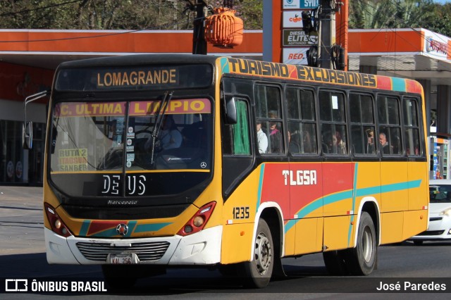 TLGSA - Transporte Loma Grande S.A. - Línea 132 > Transporte LomaGrandense S.A. 1235 na cidade de San Lorenzo, Central, Paraguai, por José Paredes. Número da foto: #12328617.