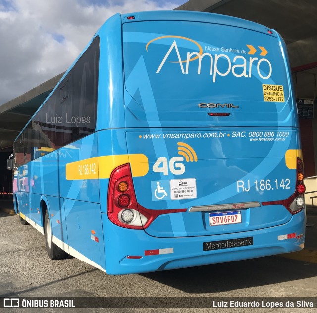 Viação Nossa Senhora do Amparo RJ 186.142 na cidade de Niterói, Rio de Janeiro, Brasil, por Luiz Eduardo Lopes da Silva. Número da foto: #12327917.