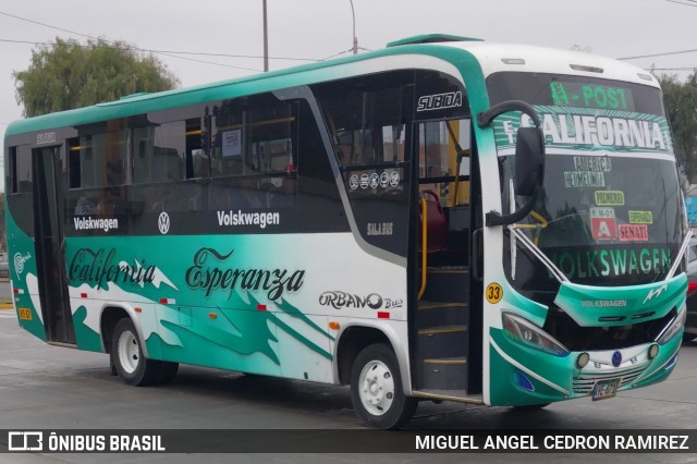 Empresa de Transportes Califórnia S.A 33 na cidade de Trujillo, Trujillo, La Libertad, Peru, por MIGUEL ANGEL CEDRON RAMIREZ. Número da foto: #12327750.