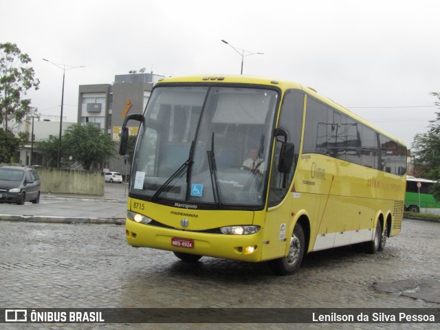 Viação Itapemirim 8715 na cidade de Caruaru, Pernambuco, Brasil, por Lenilson da Silva Pessoa. Número da foto: #12329973.
