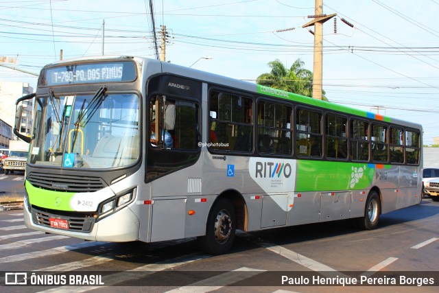 Transcorp 2412 na cidade de Ribeirão Preto, São Paulo, Brasil, por Paulo Henrique Pereira Borges. Número da foto: #12329790.