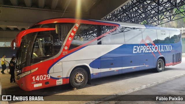Expresso Luxo 14029 na cidade de Santos, São Paulo, Brasil, por Fábio Paixão. Número da foto: #12327856.