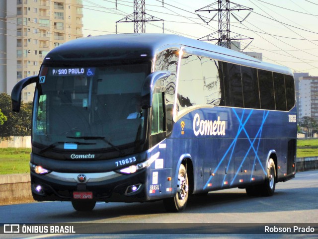 Viação Cometa 719633 na cidade de São José dos Campos, São Paulo, Brasil, por Robson Prado. Número da foto: #12328635.