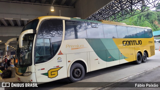 Empresa Gontijo de Transportes 17180 na cidade de Santos, São Paulo, Brasil, por Fábio Paixão. Número da foto: #12327866.