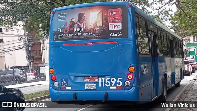 Canasvieiras Transportes 11595 na cidade de Florianópolis, Santa Catarina, Brasil, por Wallan Vinicius. Número da foto: #12331123.