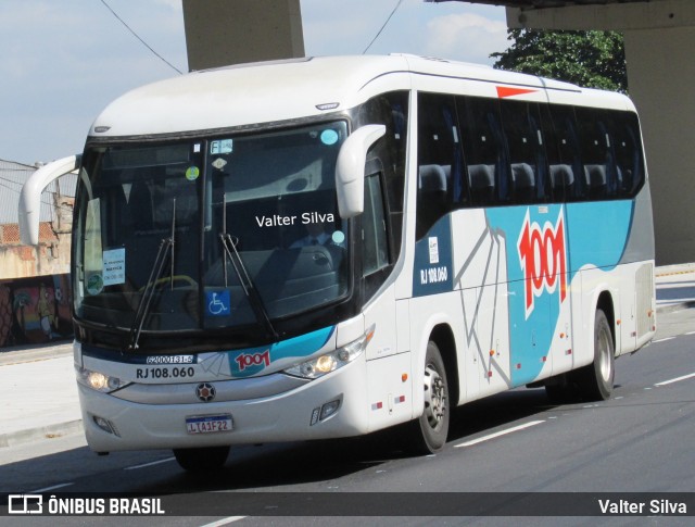 Auto Viação 1001 RJ 108.060 na cidade de Rio de Janeiro, Rio de Janeiro, Brasil, por Valter Silva. Número da foto: #12331118.