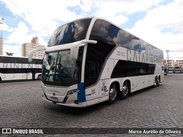Auto Viação Catarinense 321312 na cidade de São Paulo, São Paulo, Brasil, por Marco Aurélio de Oliveira. Número da foto: #12330343.