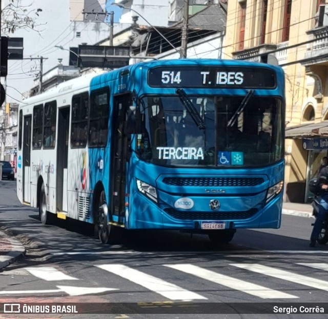 Expresso Santa Paula 16300 na cidade de Vitória, Espírito Santo, Brasil, por Sergio Corrêa. Número da foto: #12330655.