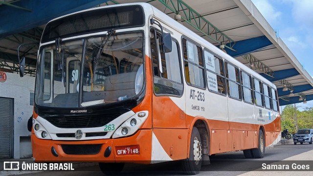 Empresa de Transportes Nova Marambaia AT-263 na cidade de Belém, Pará, Brasil, por Samara Goes. Número da foto: #12331317.