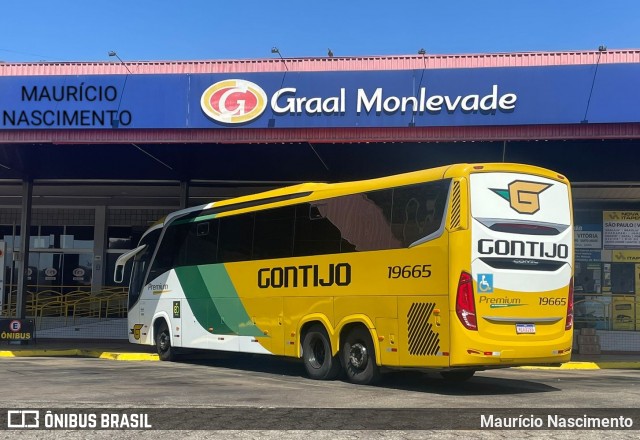 Empresa Gontijo de Transportes 19665 na cidade de João Monlevade, Minas Gerais, Brasil, por Maurício Nascimento. Número da foto: #12332357.