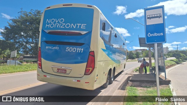 Viação Novo Horizonte 500111 na cidade de Barra da Estiva, Bahia, Brasil, por Flávio  Santos. Número da foto: #12330514.