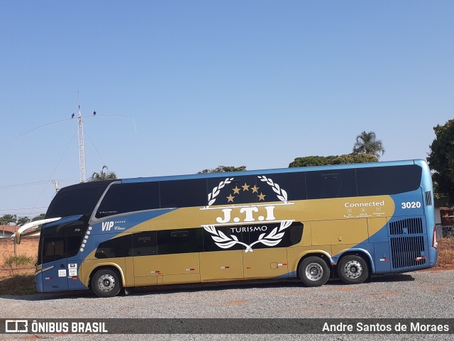 JTI Transportes e Turismo 3020 na cidade de Goiânia, Goiás, Brasil, por Andre Santos de Moraes. Número da foto: #12330374.