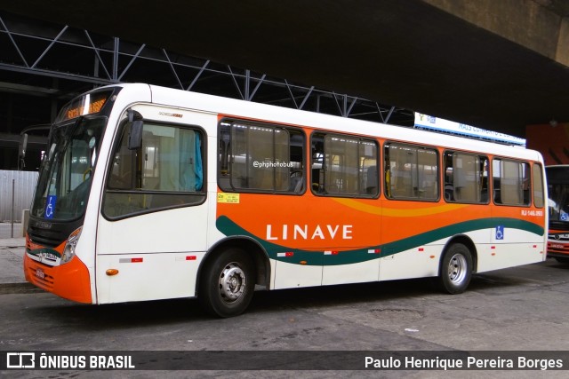 Linave Transportes RJ 146.093 na cidade de Nova Iguaçu, Rio de Janeiro, Brasil, por Paulo Henrique Pereira Borges. Número da foto: #12332193.