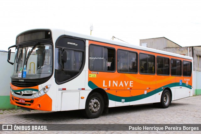 Linave Transportes RJ 146.097 na cidade de Nova Iguaçu, Rio de Janeiro, Brasil, por Paulo Henrique Pereira Borges. Número da foto: #12332202.