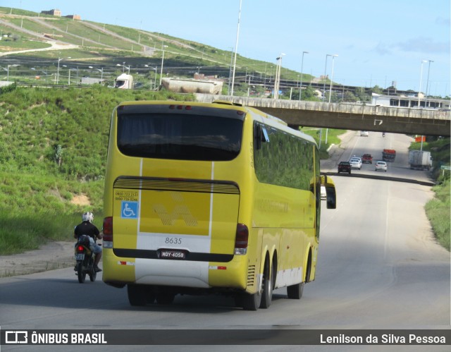 Viação Itapemirim 8635 na cidade de Caruaru, Pernambuco, Brasil, por Lenilson da Silva Pessoa. Número da foto: #12331808.