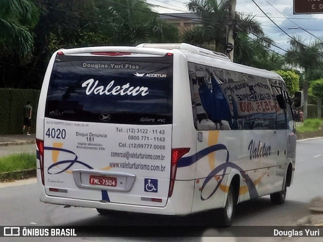 Valetur Transportes Locação e Turismo 4020 na cidade de Contagem, Minas Gerais, Brasil, por Douglas Yuri. Número da foto: #12331349.