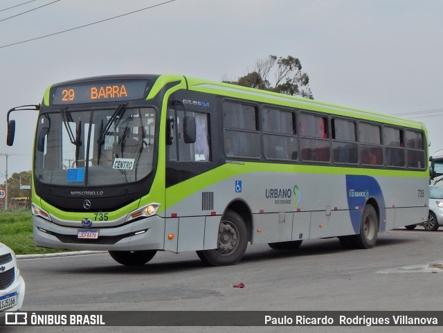 TransPessoal Transportes 735 na cidade de Rio Grande, Rio Grande do Sul, Brasil, por Paulo Ricardo  Rodrigues Villanova. Número da foto: #12331285.