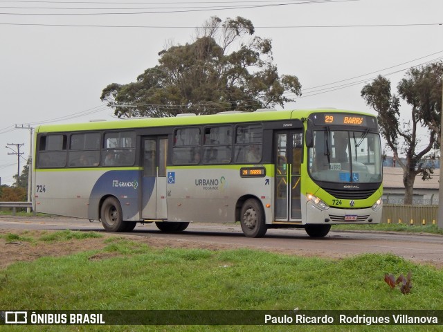TransPessoal Transportes 724 na cidade de Rio Grande, Rio Grande do Sul, Brasil, por Paulo Ricardo  Rodrigues Villanova. Número da foto: #12331292.
