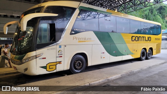 Empresa Gontijo de Transportes 19060 na cidade de Santos, São Paulo, Brasil, por Fábio Paixão. Número da foto: #12331350.