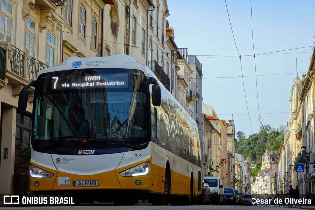SMTUC - Serviços Municipalizados de Transportes Urbanos de Coimbra 355 na cidade de Coimbra, Coimbra, Portugal, por César de Oliveira. Número da foto: #12333691.