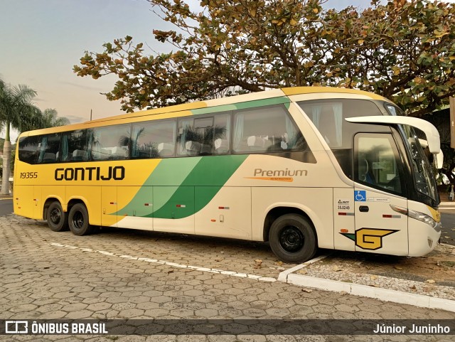 Empresa Gontijo de Transportes 19355 na cidade de Bauru, São Paulo, Brasil, por Júnior Juninho. Número da foto: #12333369.