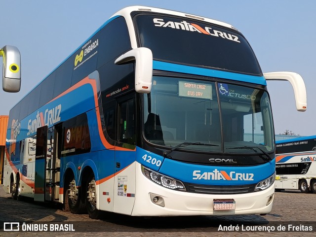 VUSC - Viação União Santa Cruz 4200 na cidade de Santa Cruz do Sul, Rio Grande do Sul, Brasil, por André Lourenço de Freitas. Número da foto: #12333352.