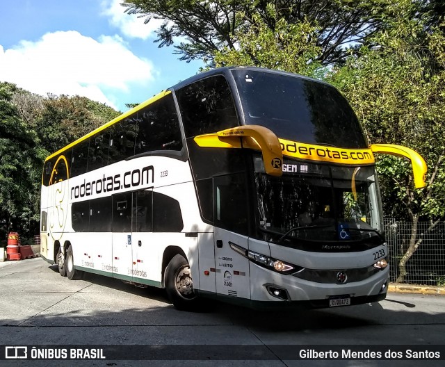 RodeRotas - Rotas de Viação do Triângulo 2233 na cidade de São Paulo, São Paulo, Brasil, por Gilberto Mendes dos Santos. Número da foto: #12332550.