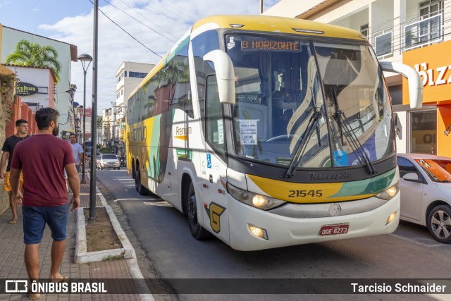 Empresa Gontijo de Transportes 21545 na cidade de São Gabriel da Palha, Espírito Santo, Brasil, por Tarcisio Schnaider. Número da foto: #12332513.