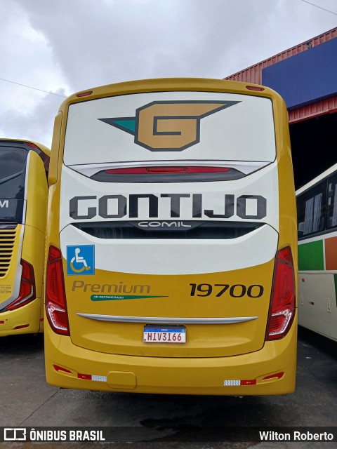 Empresa Gontijo de Transportes 19700 na cidade de João Monlevade, Minas Gerais, Brasil, por Wilton Roberto. Número da foto: #12332677.