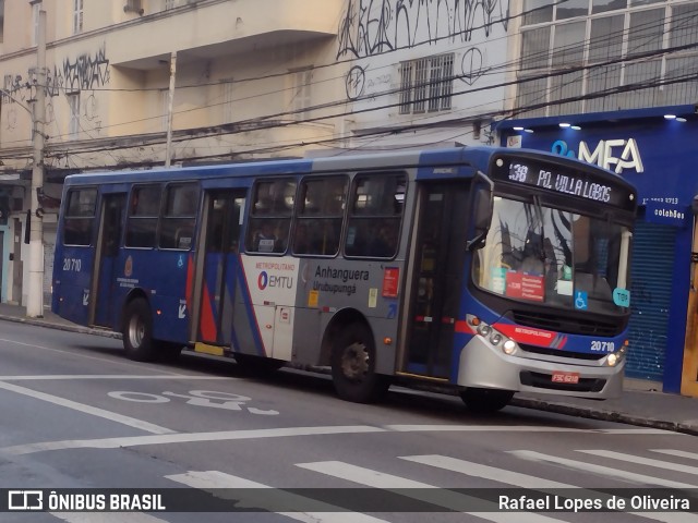 Auto Viação Urubupungá 20.710 na cidade de São Paulo, São Paulo, Brasil, por Rafael Lopes de Oliveira. Número da foto: #12333537.