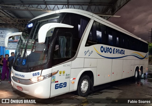 Viação Ouro e Prata 669 na cidade de Imperatriz, Maranhão, Brasil, por Fabio Soares. Número da foto: #12333891.