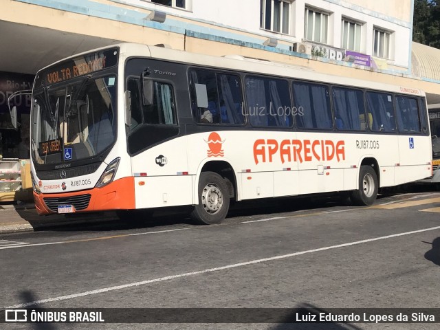 VINSAL - Viação Nossa Senhora Aparecida RJ 187.005 na cidade de Barra do Piraí, Rio de Janeiro, Brasil, por Luiz Eduardo Lopes da Silva. Número da foto: #12333498.