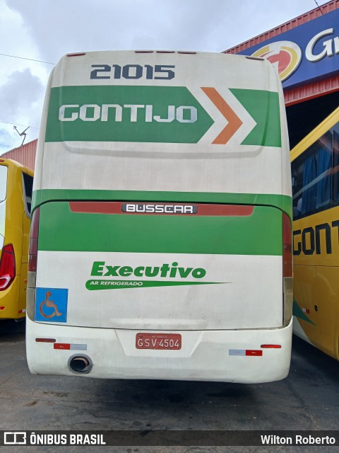 Empresa Gontijo de Transportes 21015 na cidade de João Monlevade, Minas Gerais, Brasil, por Wilton Roberto. Número da foto: #12332679.