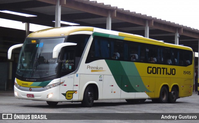 Empresa Gontijo de Transportes 19415 na cidade de Teresópolis, Rio de Janeiro, Brasil, por Andrey Gustavo. Número da foto: #12334877.