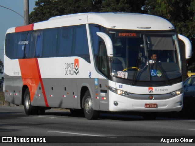 Viação Cidade do Aço RJ 174.181 na cidade de Rio de Janeiro, Rio de Janeiro, Brasil, por Augusto César. Número da foto: #12333289.