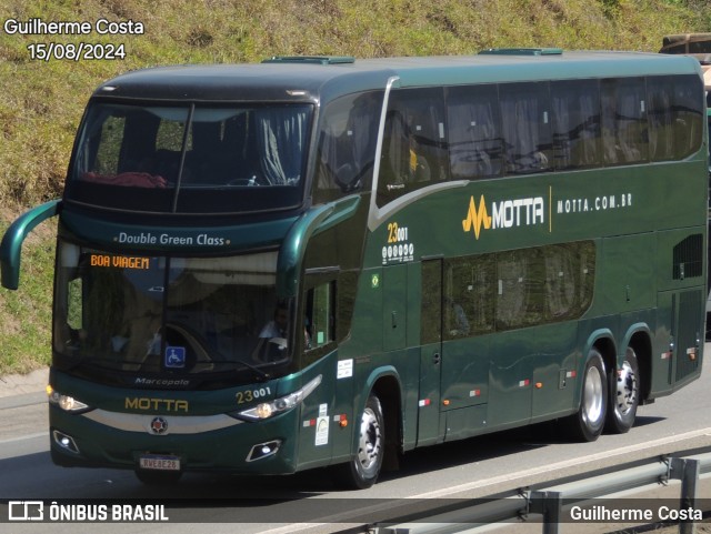 Viação Motta 23001 na cidade de Sorocaba, São Paulo, Brasil, por Guilherme Costa. Número da foto: #12334442.