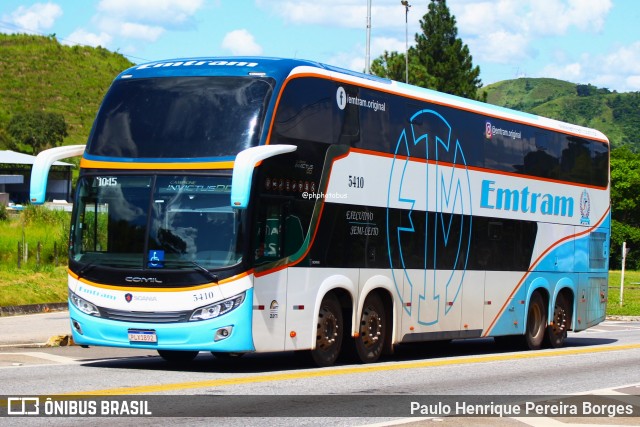 Emtram 5410 na cidade de Barra do Piraí, Rio de Janeiro, Brasil, por Paulo Henrique Pereira Borges. Número da foto: #12334522.