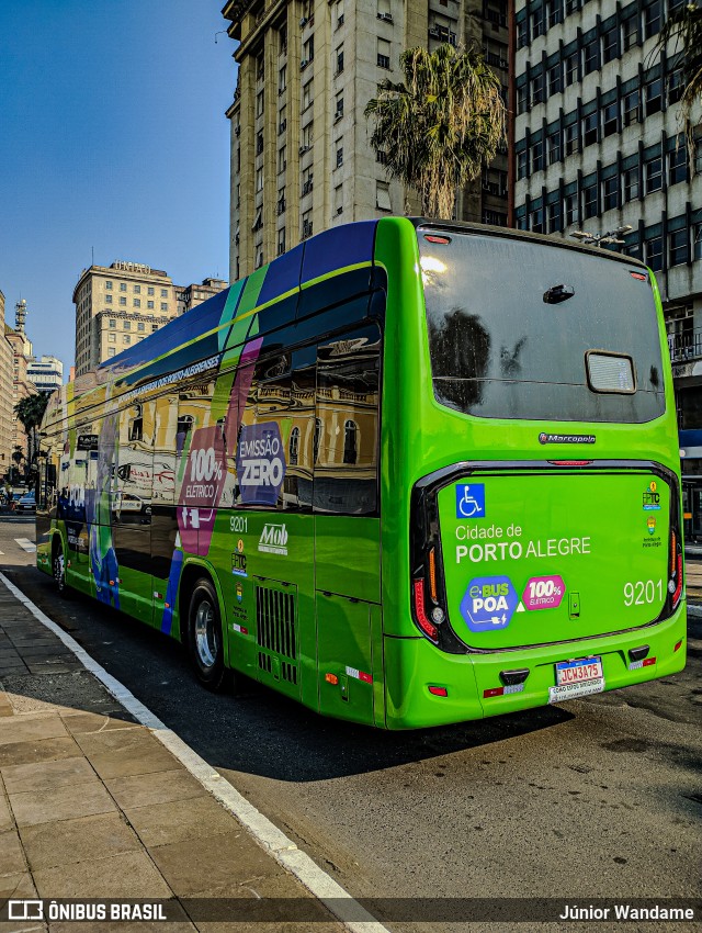 Nortran Transportes Coletivos 9201 na cidade de Porto Alegre, Rio Grande do Sul, Brasil, por Júnior Wandame. Número da foto: #12333779.