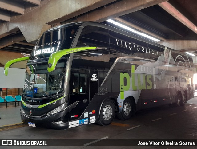Viação Garcia 88028 na cidade de São Paulo, São Paulo, Brasil, por José Vitor Oliveira Soares. Número da foto: #12332849.