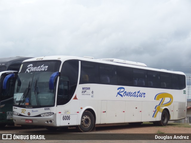 Romatur Transportadora Turística 6006 na cidade de Trindade, Goiás, Brasil, por Douglas Andrez. Número da foto: #12334841.