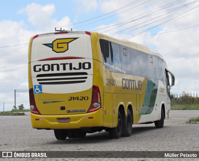 Empresa Gontijo de Transportes 21420 na cidade de Rio Largo, Alagoas, Brasil, por Müller Peixoto. Número da foto: #12334709.