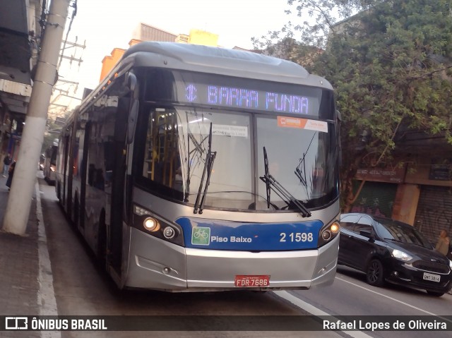 Sambaíba Transportes Urbanos 2 1598 na cidade de São Paulo, São Paulo, Brasil, por Rafael Lopes de Oliveira. Número da foto: #12333538.