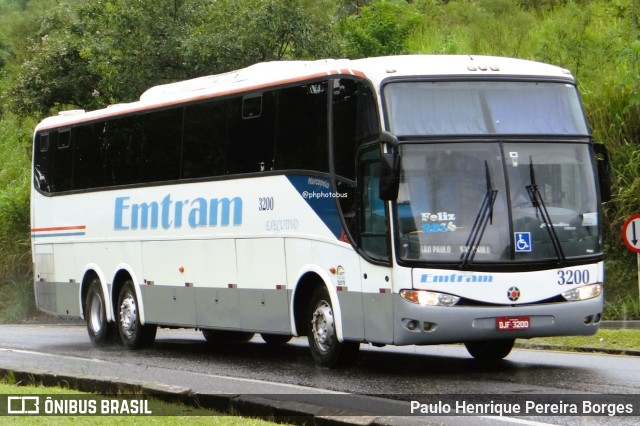 Emtram 3200 na cidade de Barra do Piraí, Rio de Janeiro, Brasil, por Paulo Henrique Pereira Borges. Número da foto: #12334505.