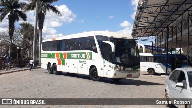 Empresa Gontijo de Transportes 21360 na cidade de Brasília de Minas, Minas Gerais, Brasil, por Samuel Robson. Número da foto: #12334300.