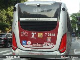 Viação Metrópole Paulista - Zona Sul 7 3848 na cidade de São Paulo, São Paulo, Brasil, por Mateus C.  Cardoso. Número da foto: #12333001.