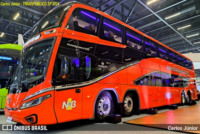 Busscar Ônibus LANÇAMENTO 2024 - BUSSCAR PANORAMICO DD NB1 na cidade de São Paulo, São Paulo, Brasil, por Carlos Júnior. Número da foto: #12335228.
