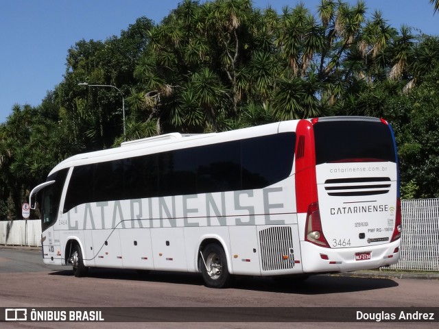 Auto Viação Catarinense 3464 na cidade de Curitiba, Paraná, Brasil, por Douglas Andrez. Número da foto: #12336254.